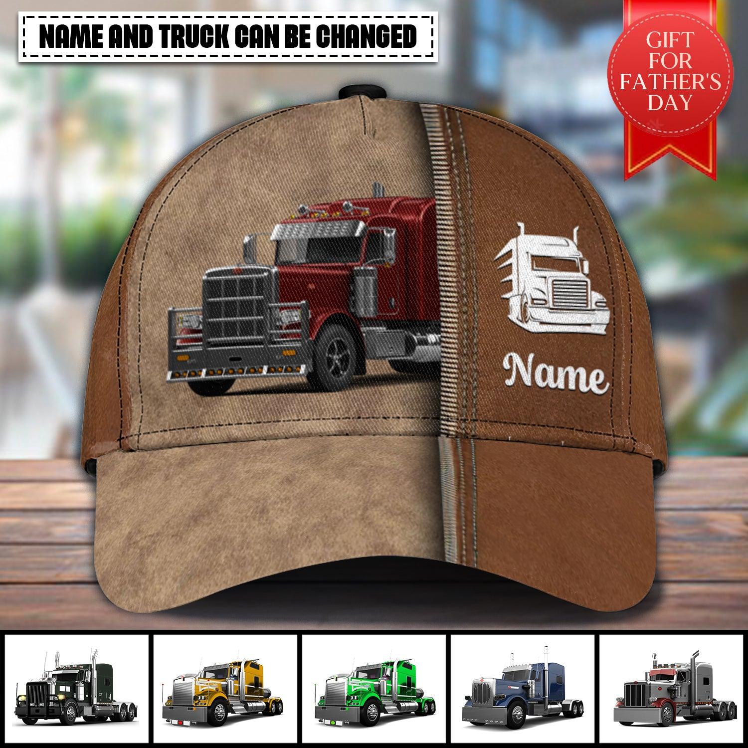 Trucker Personalized Classic Cap, Gift for Truckers Trucker Hats Custom Hats Gifts For Men & Women