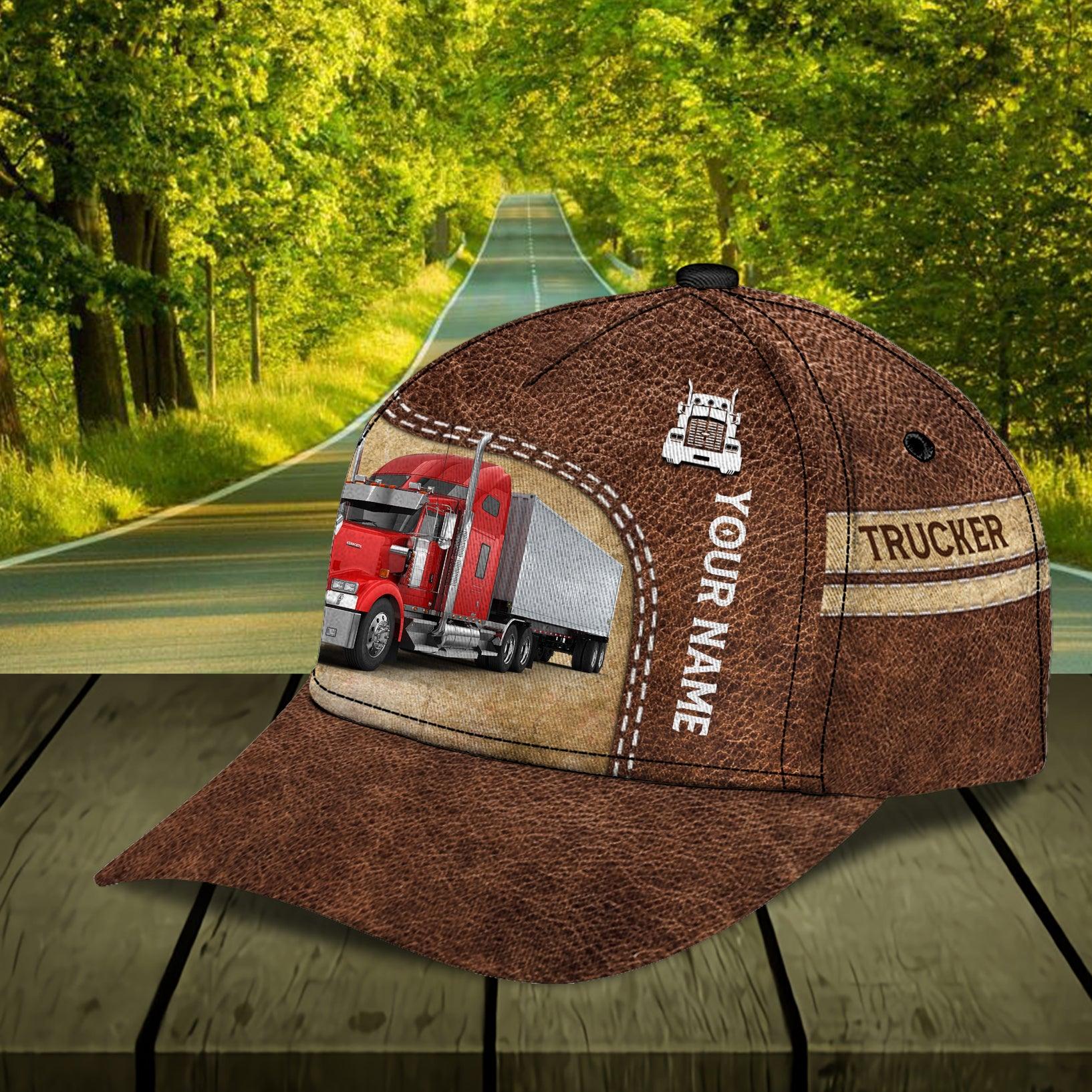 Trucker Personalized Classic Cap, Gift for Truckers Trucker Hats Custom Hats Gifts For Men & Women