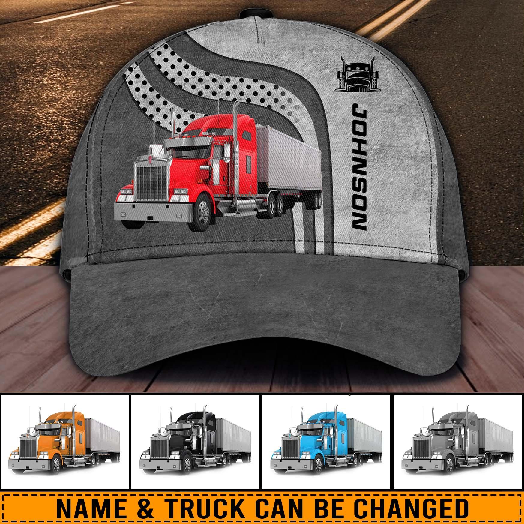 Trucker Personalized Classic Cap, Gift for Truckers Trucker Hats Custom Hats Gifts For Men & Women