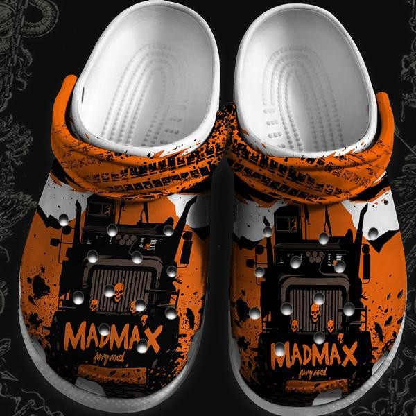 Trucker Rider Monster Skull Tattoo Men clog Shoesshoes clog Shoescrocbland Clog Birthday Gift For Man Boy Father Son
