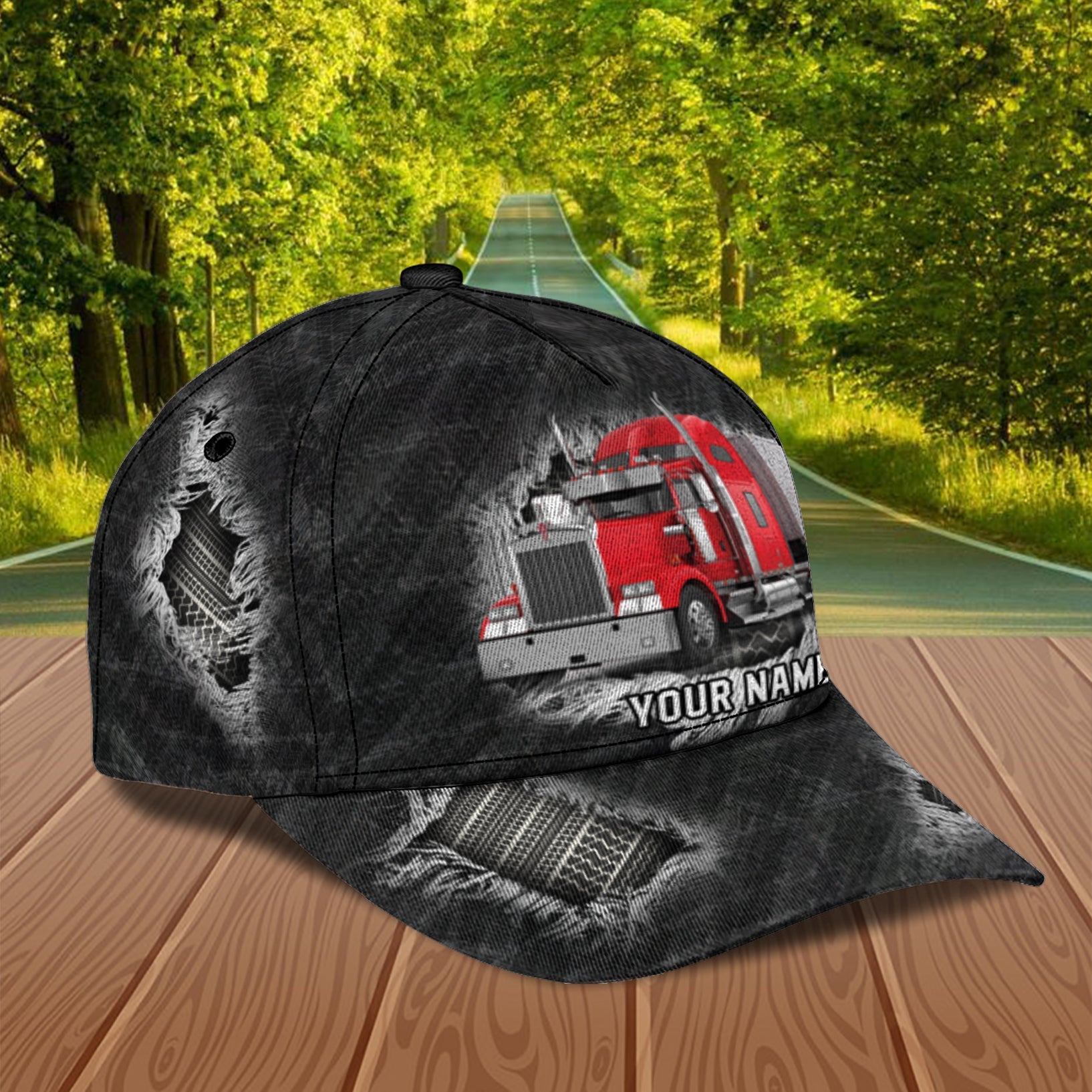 Trucker Scratch Personalized Classic Cap, Personalized Gift for Truckers Trucker Hats Custom Hats Gifts For Men & Women