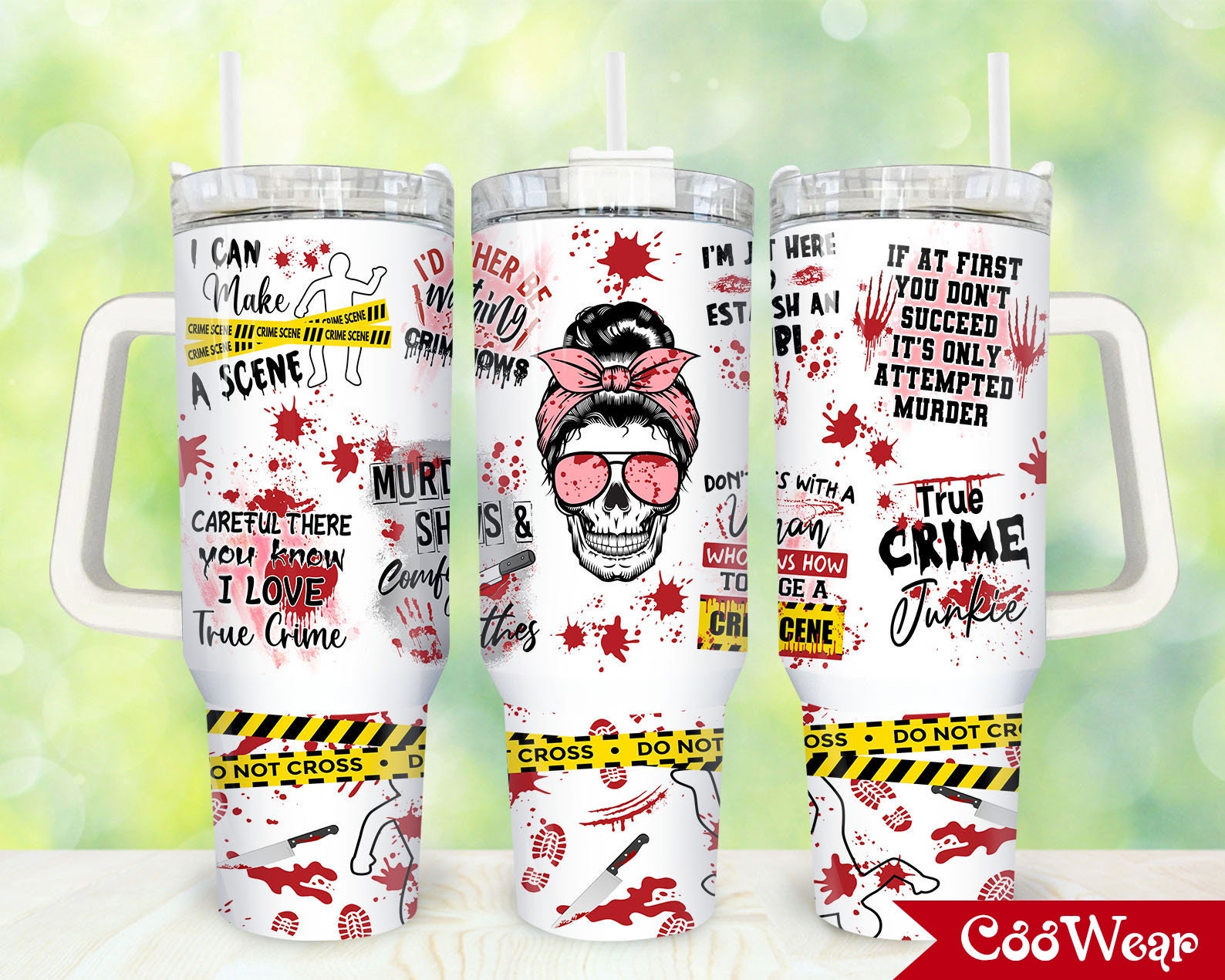 True Crime Custom Stanley Cup 40 oz 30 oz Tumbler With HandleTVC2301858