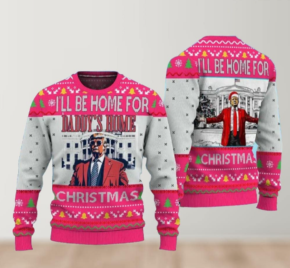 Trump 2024 Christmas Sweatshirt, Yuge President Trump Sweater