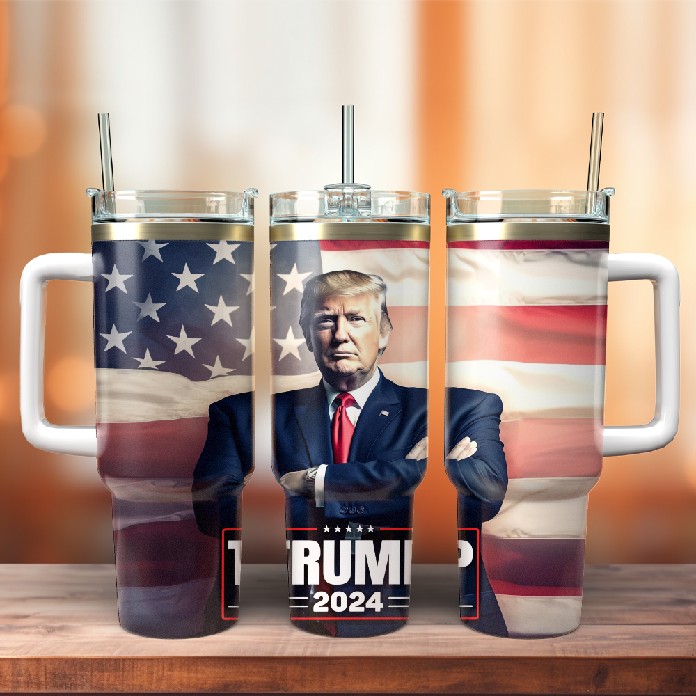 Trump 2024 Custom Stanley Cup 40 oz 30 oz Tumbler With HandleTVC2301484