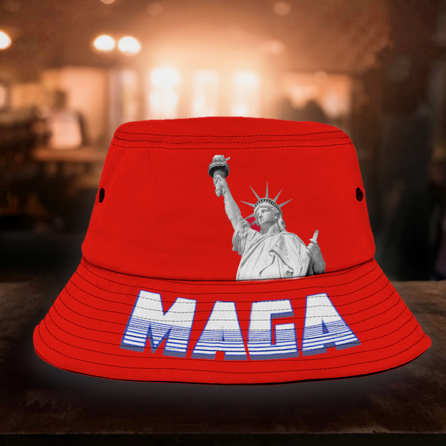 Trump 2024 MAGA Reversible Bucket Hat MAGA Donald Trump Campaign Merchandise Trucker Hats Custom Hats Gifts For Men & Women