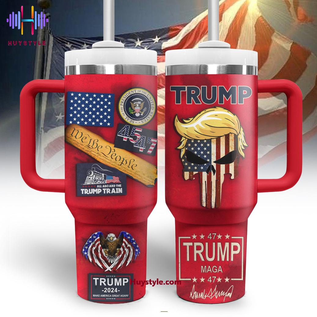 Trump 2024 Make America Great Again Custom Stanley Cup 40 oz 30 oz Tumbler With HandleTVC2301703