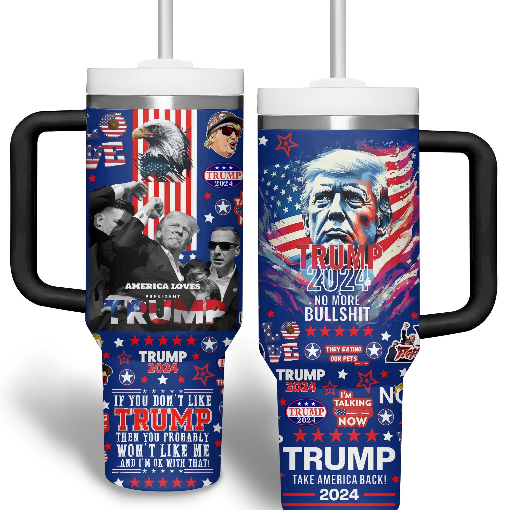 Trump Custom Stanley Cup 40 oz 30 oz Tumbler With HandleTVC2301511