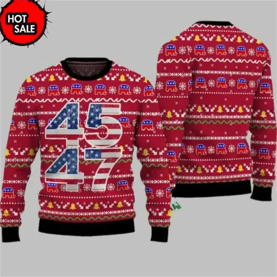 Trump Was Right About Everything Donald Trump Supporter Ugly Sweater - Image 24