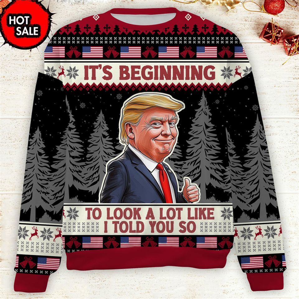 Trump Was Right About Everything Donald Trump Supporter Ugly Sweater