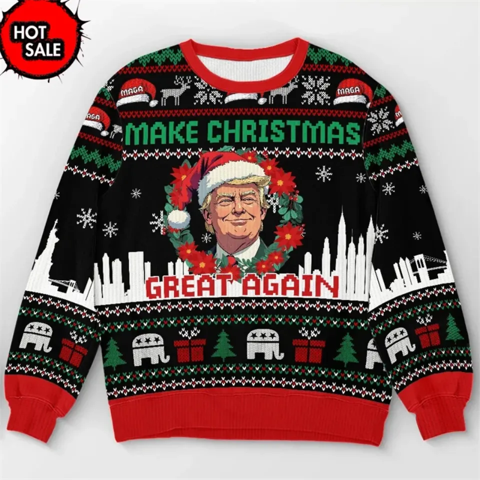 Trump Was Right About Everything Donald Trump Supporter Ugly Sweater - Image 9