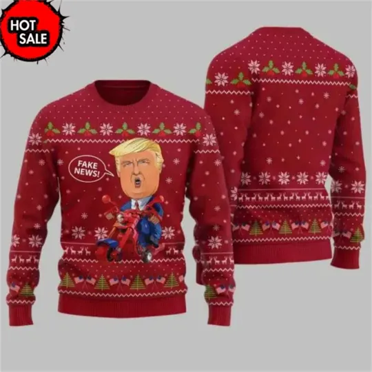 Trump Was Right About Everything Donald Trump Supporter Ugly Sweater - Image 18