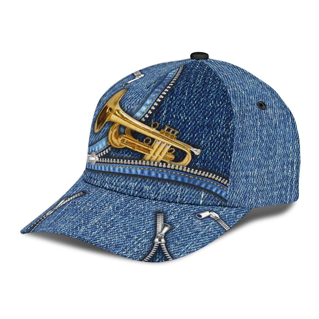 Trumpet Classic Cap, Gift for Music Lovers, Trumpet Lovers Trucker Hats Custom Hats Gifts For Men & Women