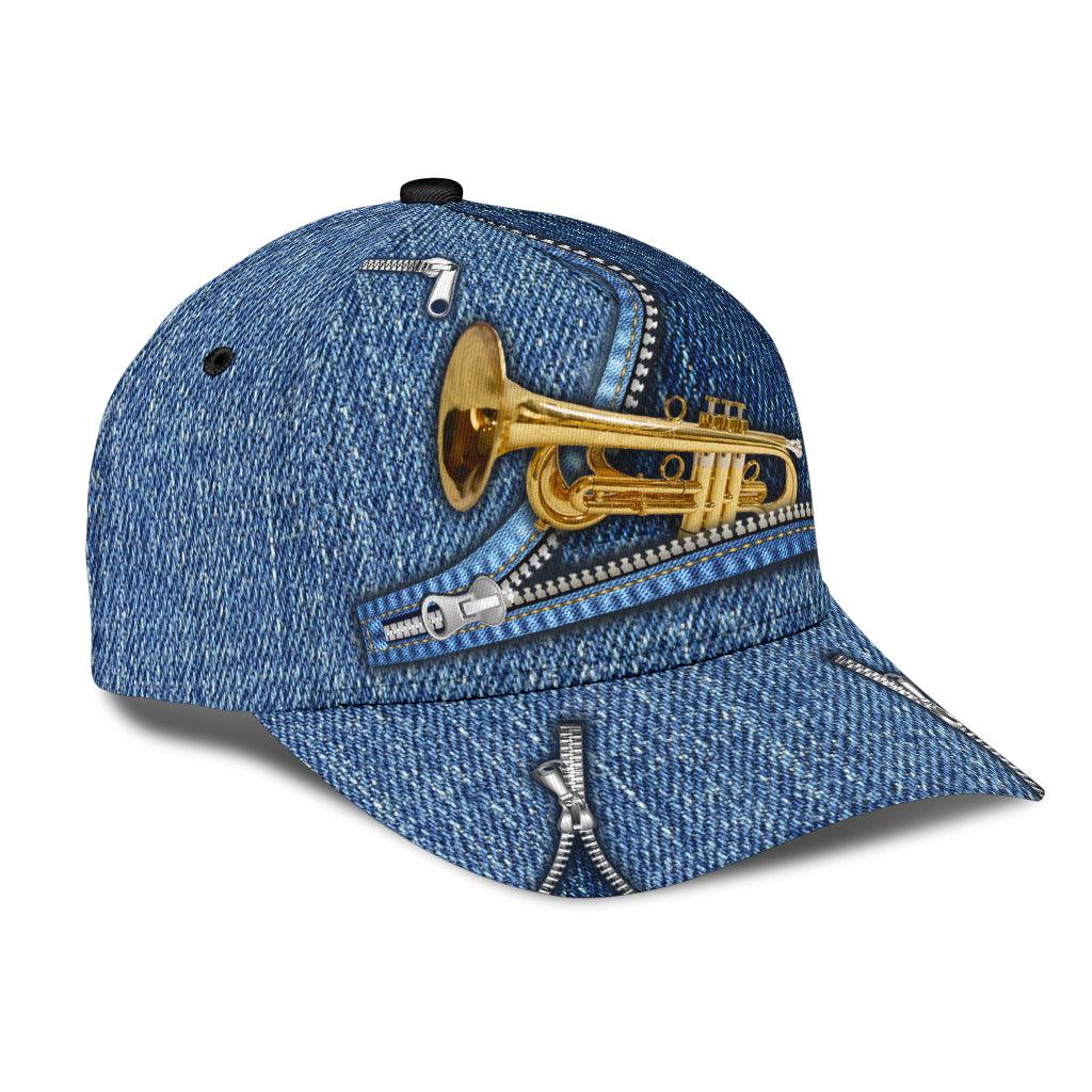 Trumpet Classic Cap, Gift for Music Lovers, Trumpet Lovers Trucker Hats Custom Hats Gifts For Men & Women