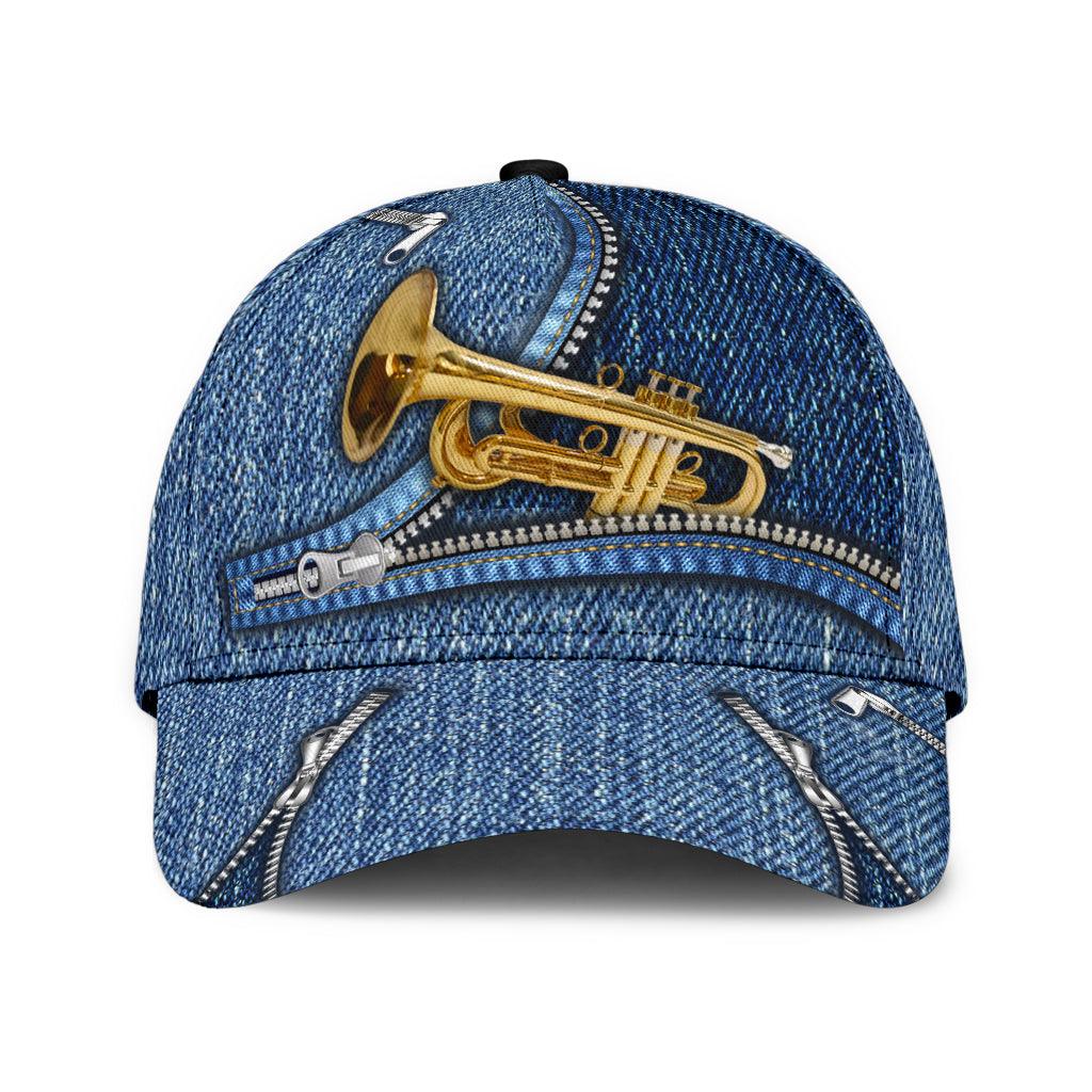 Trumpet Classic Cap, Gift for Music Lovers, Trumpet Lovers Trucker Hats Custom Hats Gifts For Men & Women