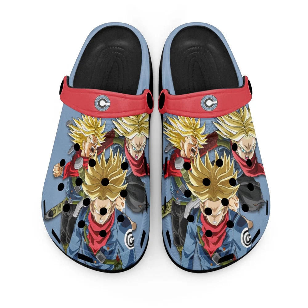 Trunks Super Saiyan Dragon Ball Anime Crocs Crocband Clogs Shoes Comfortable For Men Women and Kids