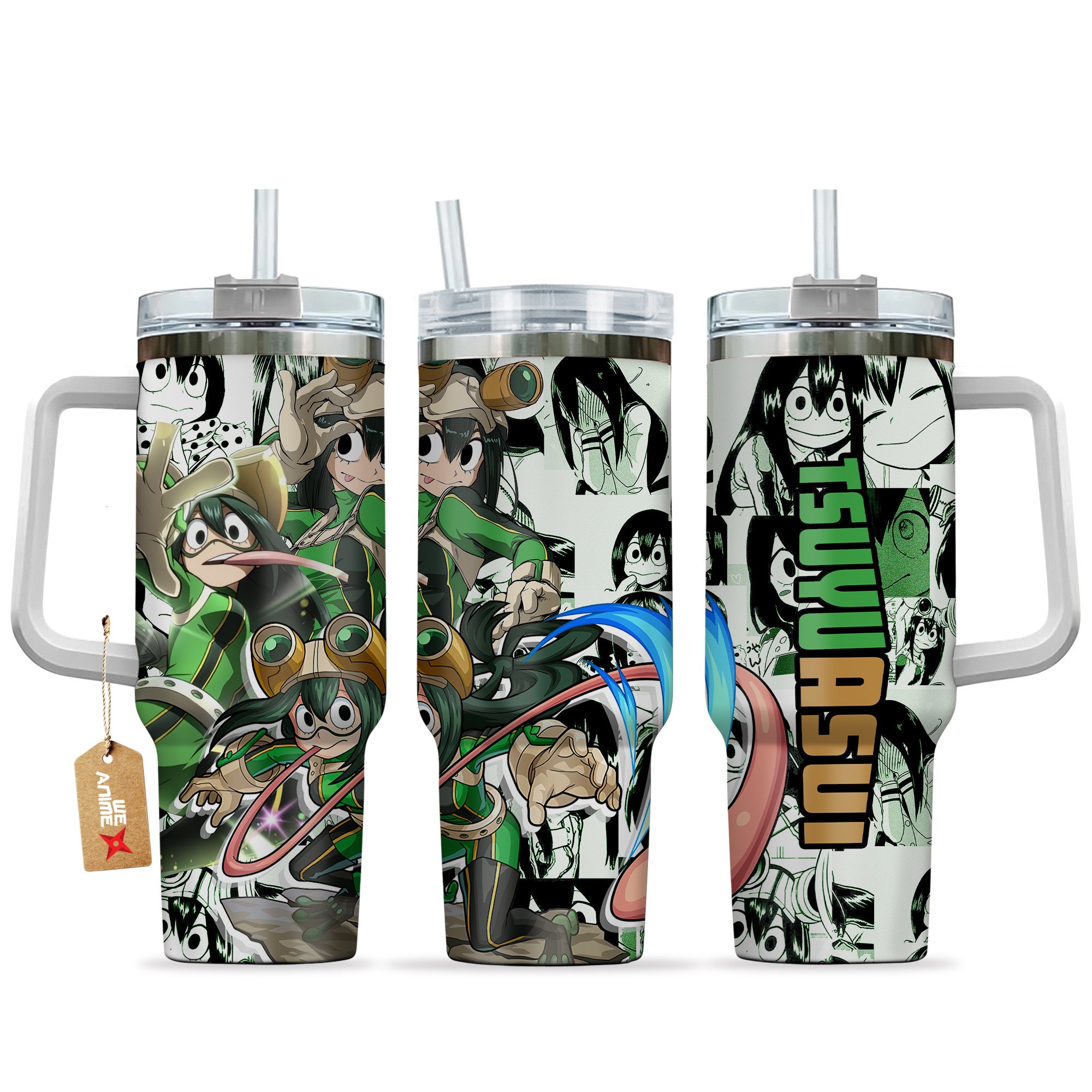 Tsuyu Asui (Froppy) My Hero Academia Anime Custom Stanley Cup 40 oz 30 oz Tumbler With HandleTVC2301151