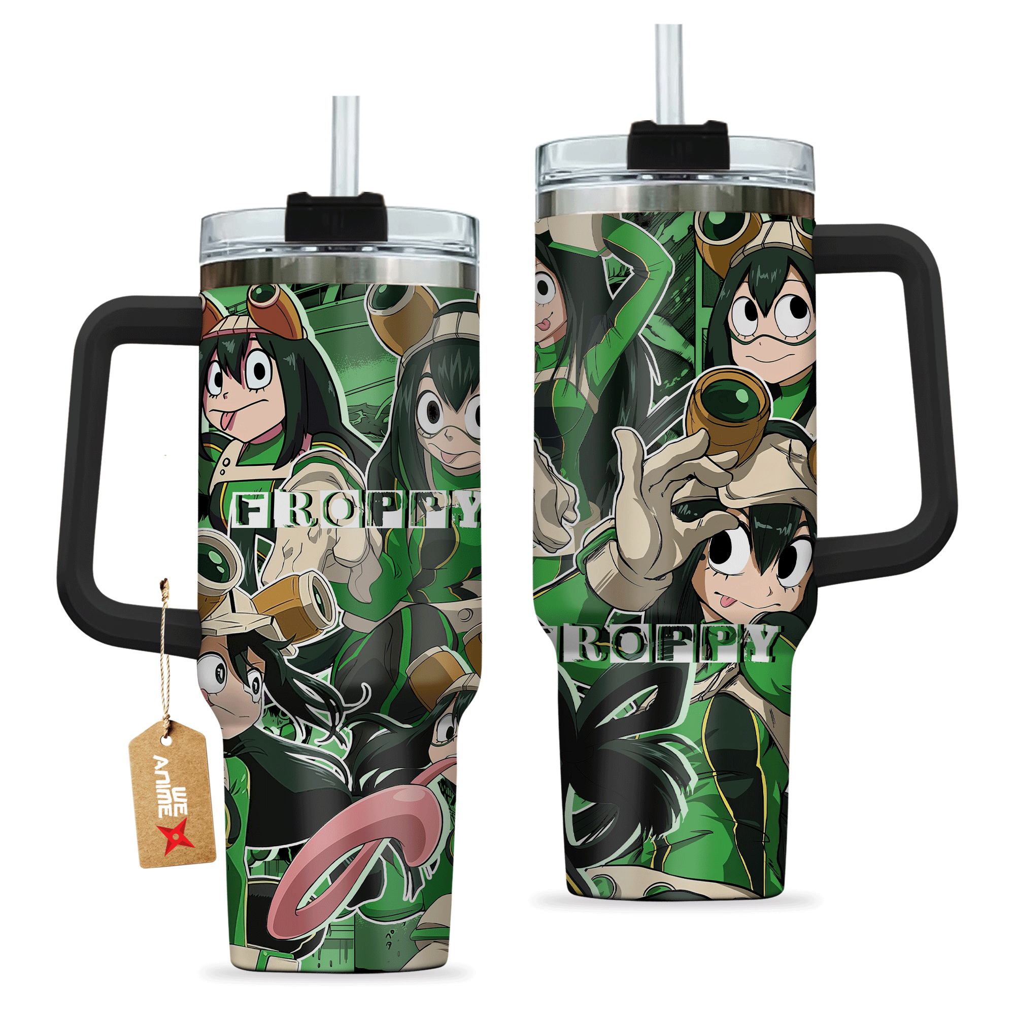 Tsuyu Asui Froppy My Hero Academia Anime Custom Stanley Cup 40 oz 30 oz Tumbler With HandleTVC2301148