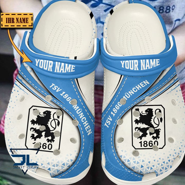 TSV 1860 MÃ¼nchen Football Sport Crocs Crocband Clogs Shoes Comfortable For Men Women and Kids