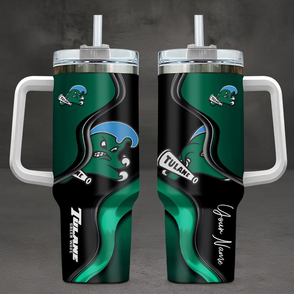 Tulane Green Wave NCAA Custom Stanley Cup 40 oz 30 oz Tumbler With HandleTVC2301103