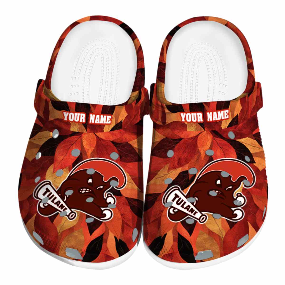 Tulane Green Wave NCAA Sport Crocs Crocband Clogs Shoes Comfortable For Men Women and Kids