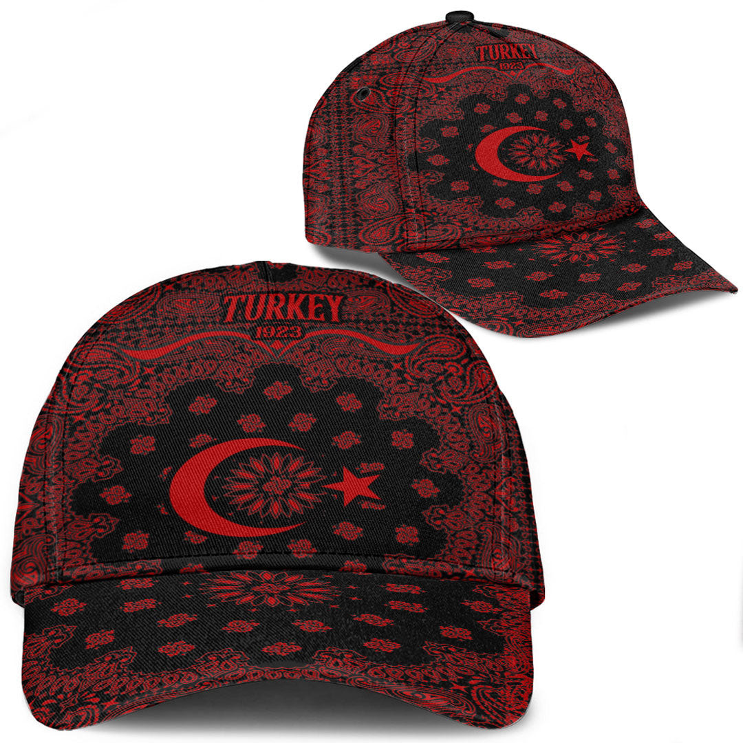 Turkey Classic Cap Paisley Bandana Never Out of Date" Personalized Cap Trucker Hats Custom Hats Gifts For Men & Women"