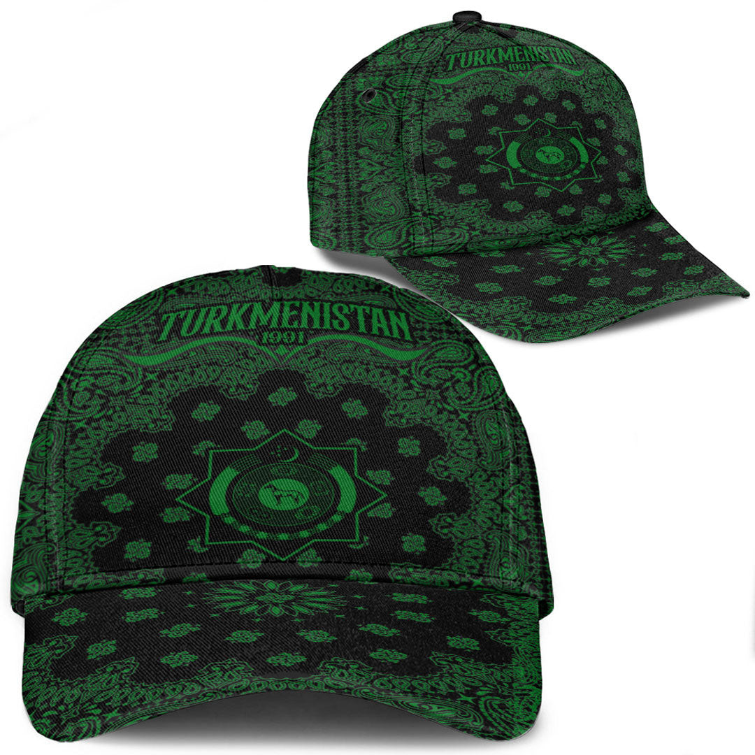 Turkmenistan Classic Cap Paisley Bandana Never Out of Date" Personalized Cap Trucker Hats Custom Hats Gifts For Men & Women"