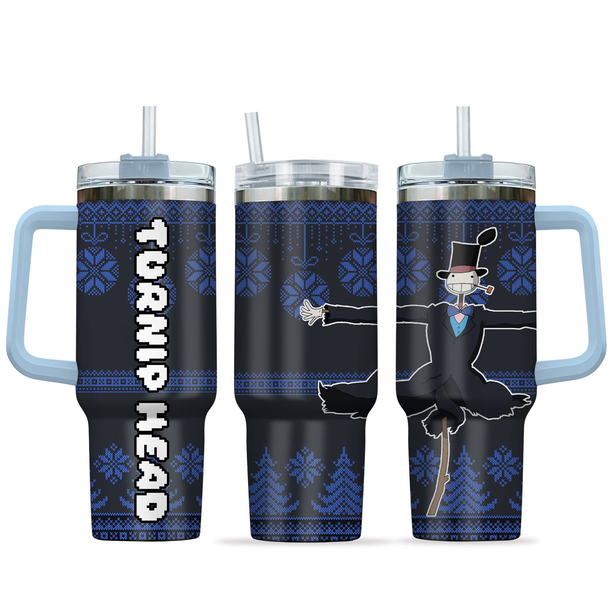 Turnip Head Howlâ€™s Moving Castle Anime Custom Stanley Cup 40 oz 30 oz Tumbler With HandleTVC2301166