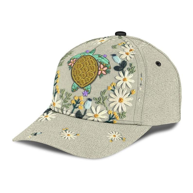 Turtle Flower Rent Hat Classic Cap 3D Unisex Cap, Protect Cap, Human Cap, Trending Cap, American Cap Trucker Hats Custom Hats Gifts For Men & Women