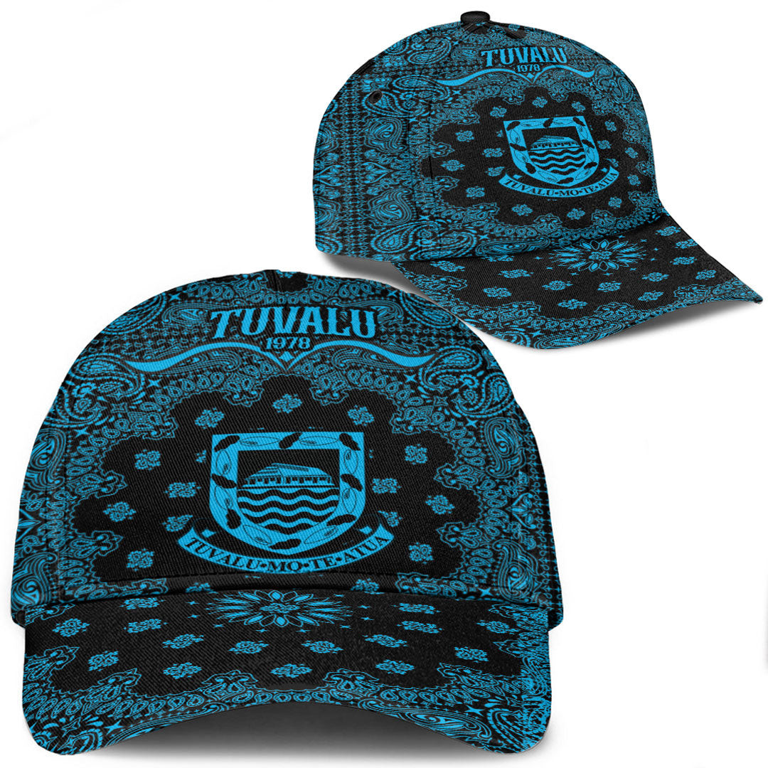Tuvalu Classic Cap Paisley Bandana Never Out of Date" Personalized Cap Trucker Hats Custom Hats Gifts For Men & Women"