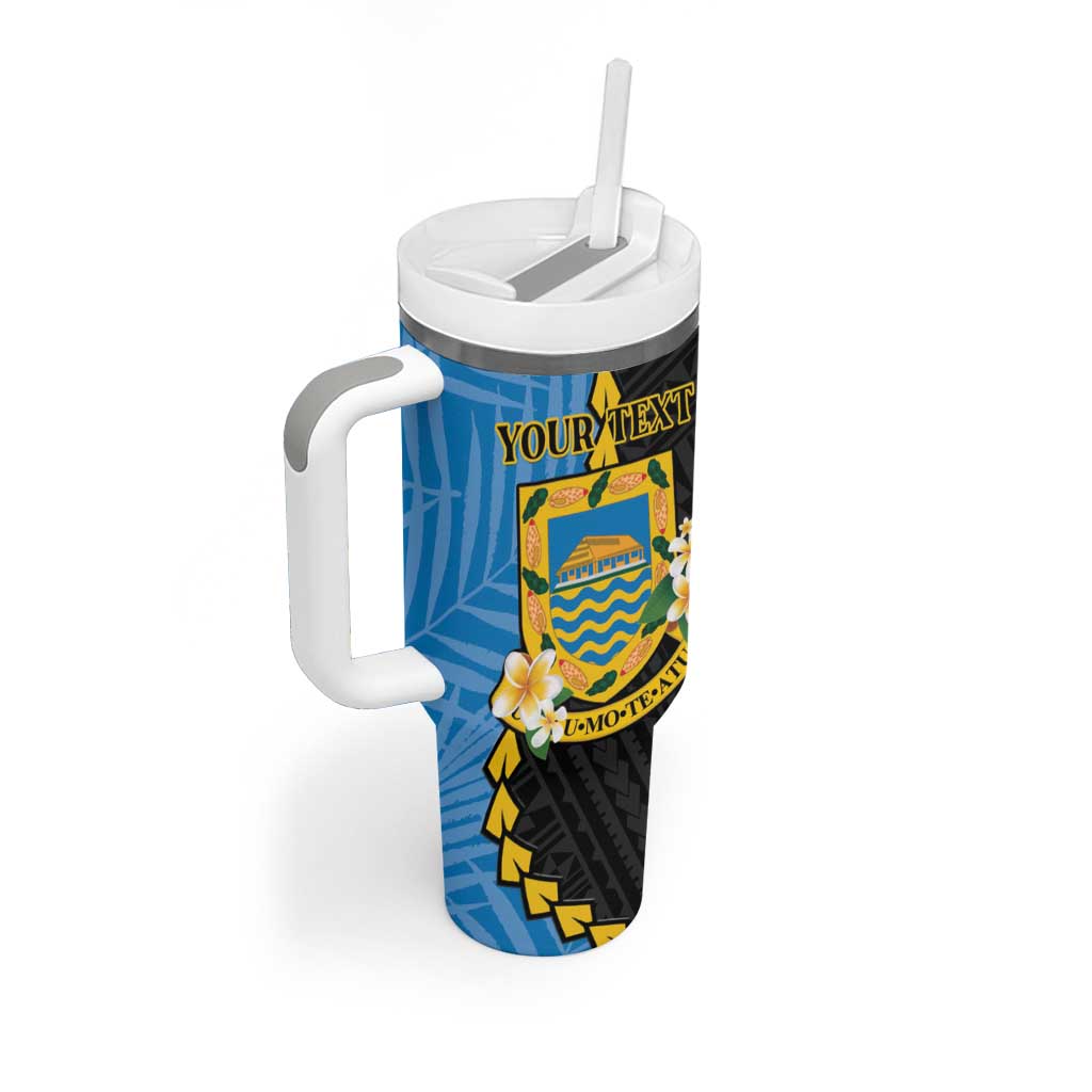 Tuvalu Independence Day Manuia te tutokotasi o Tuvaluan Dolphin Tattoo Custom Stanley Cup 40 oz 30 oz Tumbler With HandleTVC2301349 - Image 2