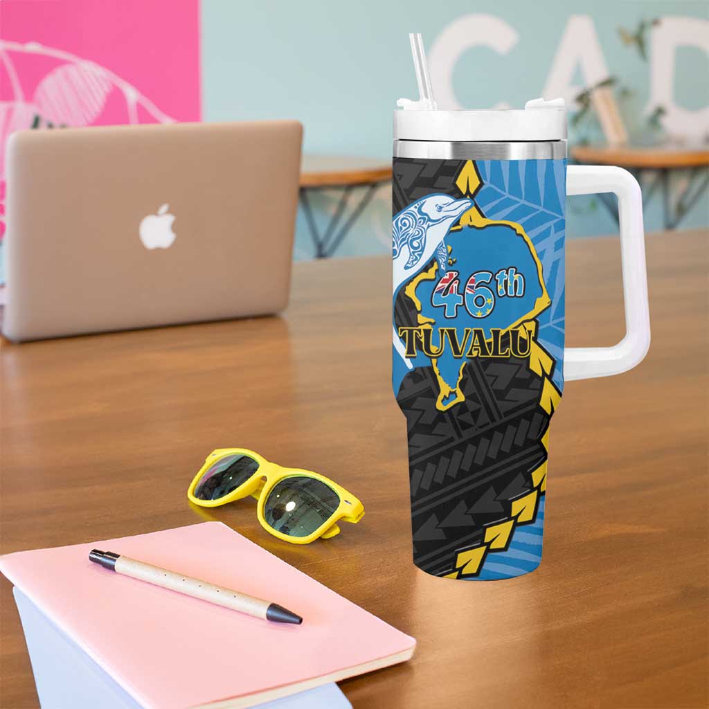 Tuvalu Independence Day Manuia te tutokotasi o Tuvaluan Dolphin Tattoo Custom Stanley Cup 40 oz 30 oz Tumbler With HandleTVC2301349 - Image 5