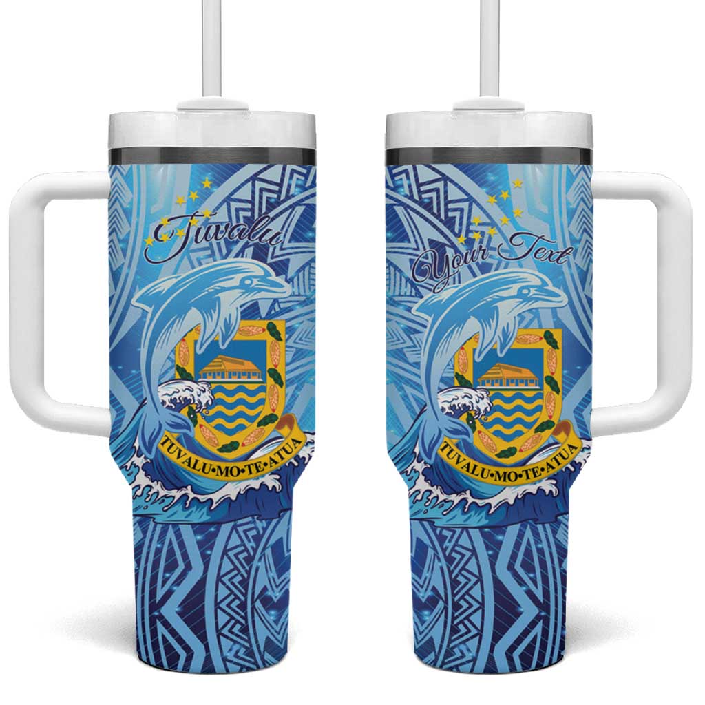 Tuvalu mo te Atua Tuuvalu Dolphin Polynesian Custom Stanley Cup 40 oz 30 oz Tumbler With HandleTVC2301384