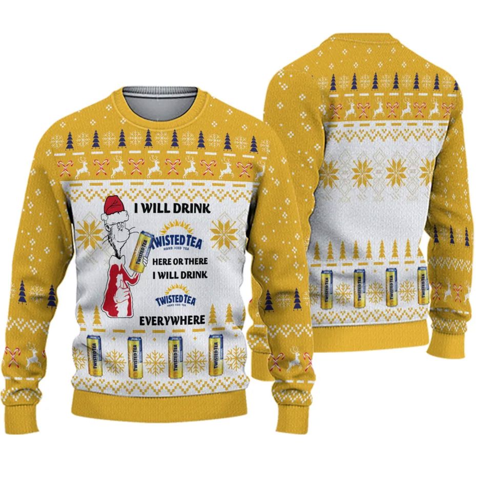 Twisted Tea Ugly Sweater