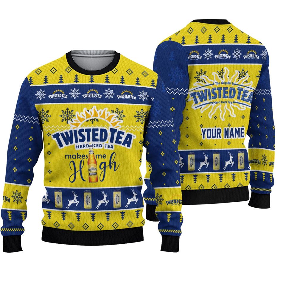 Twisted Tea Ugly Sweater, Twisted Tea Ugly Christmas Sweater