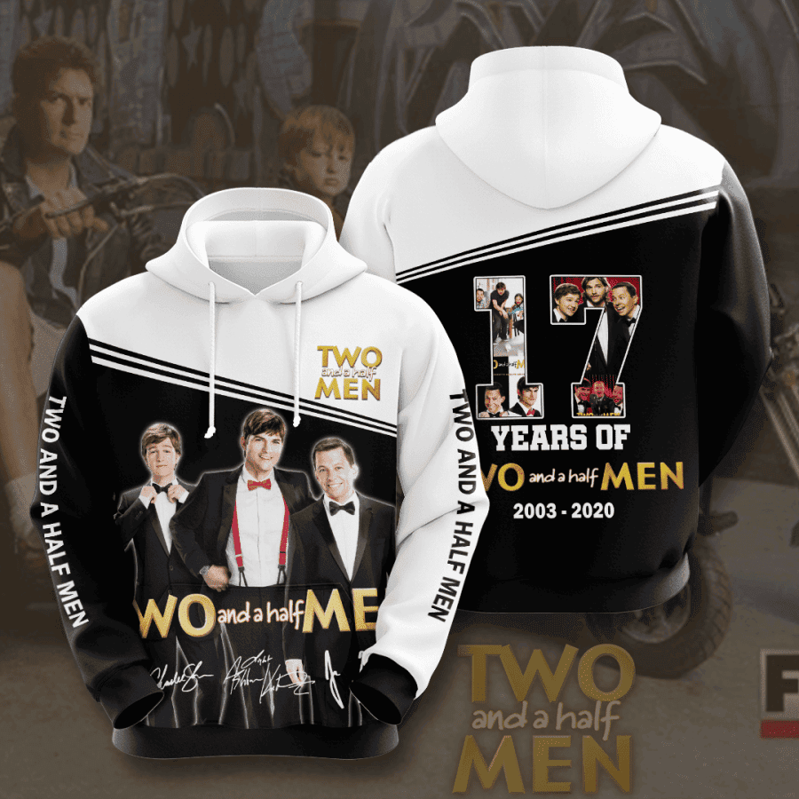 Two and a Half Men 3D All Over Print Hoodie, Zip Hoodie
