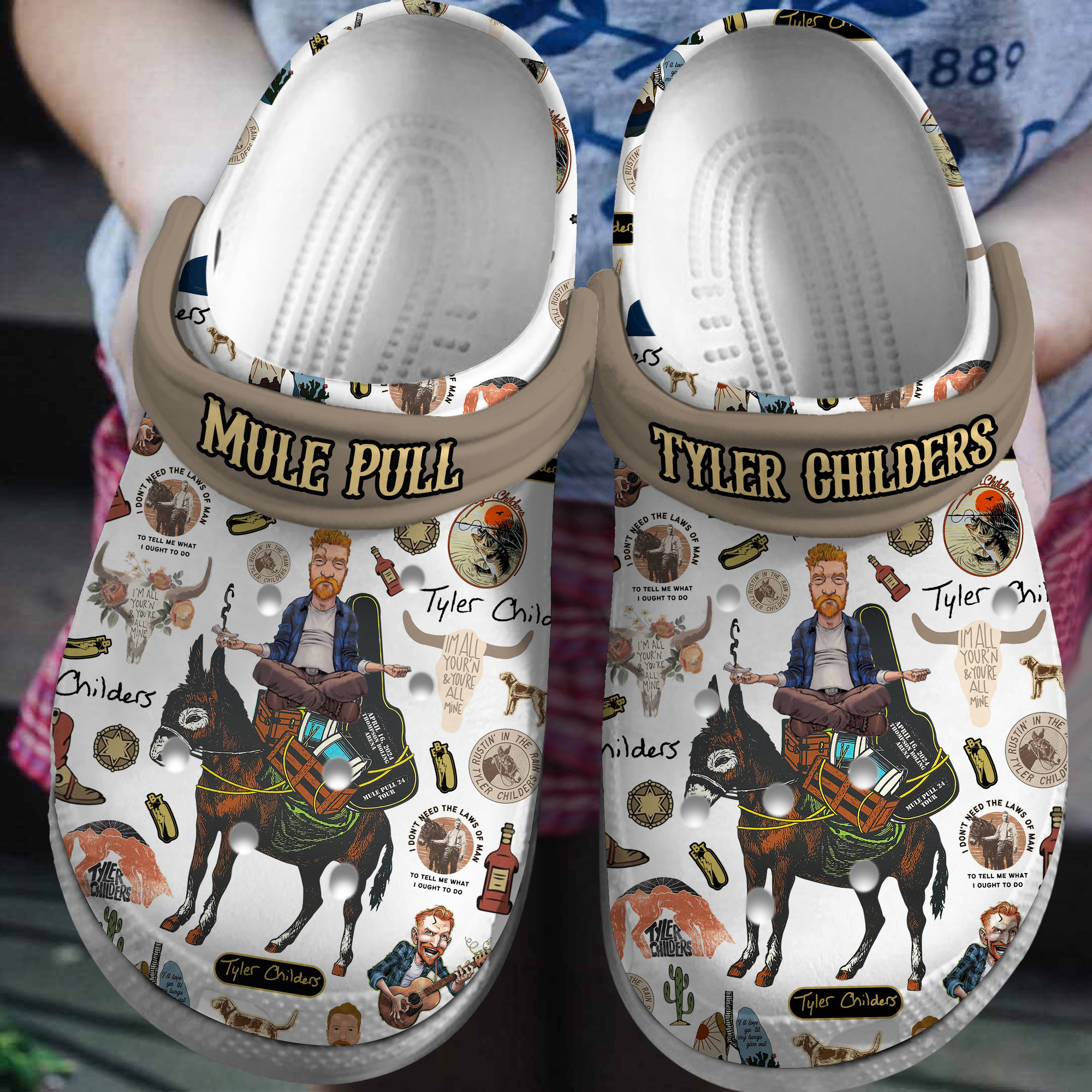 Tyler Childers Music Crocs Crocband Clogs Shoes Comfortable For Men Women and Kids