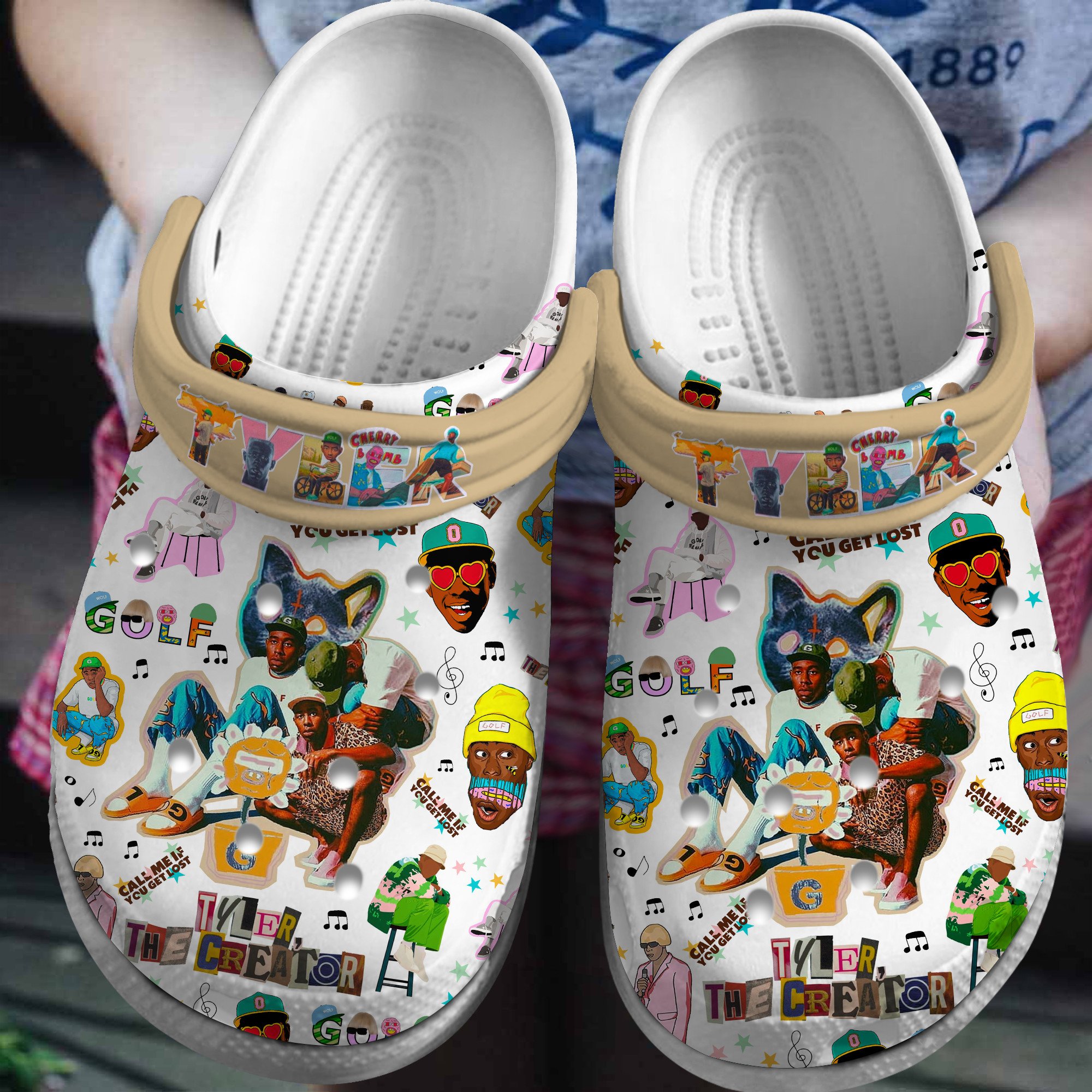 Tyler The Creator Music Crocs Crocband Clogs Shoes Comfortable For Men Women and Kids