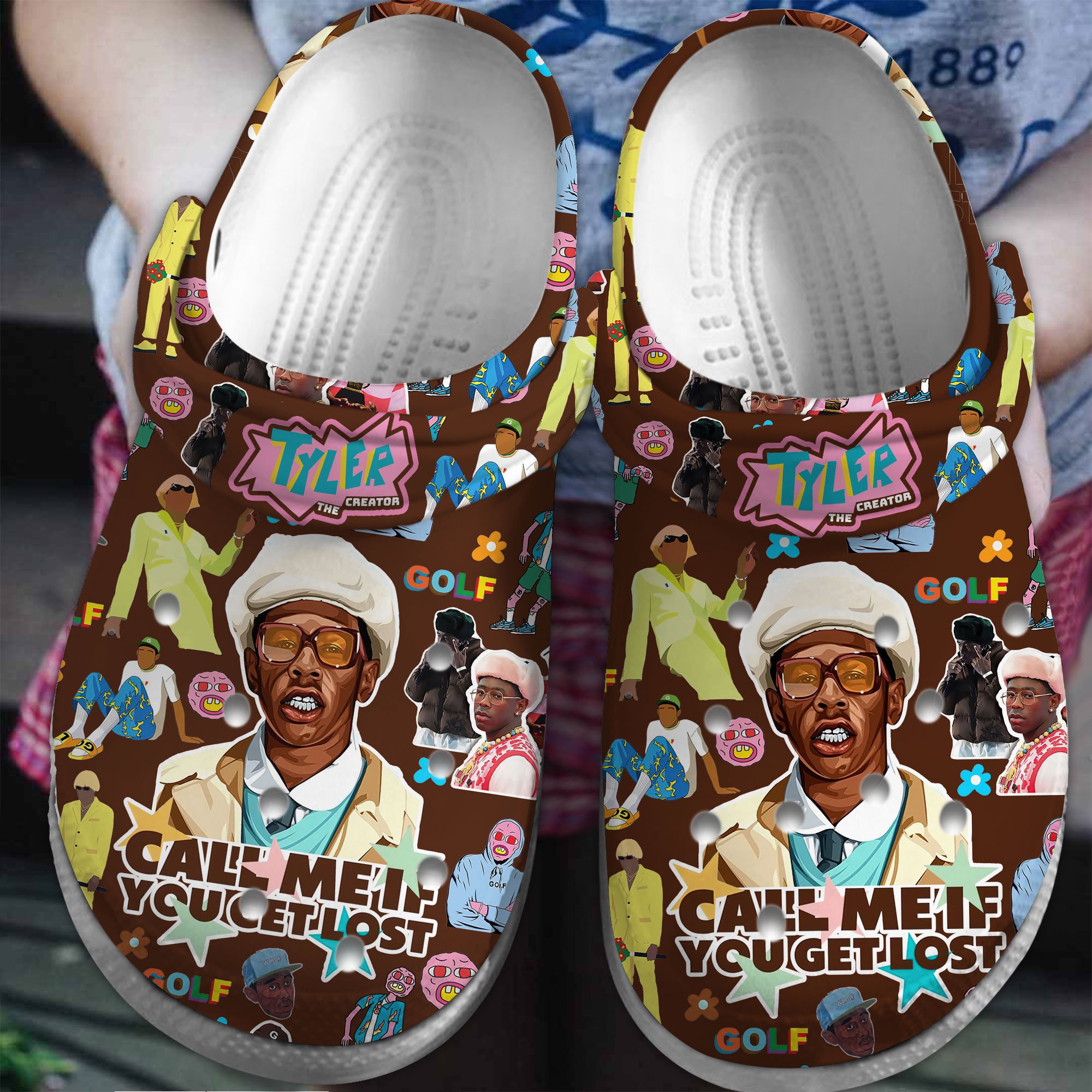 Tyler, the Creator Music Crocs Crocband Clogs Shoes Comfortable For Men Women and Kids