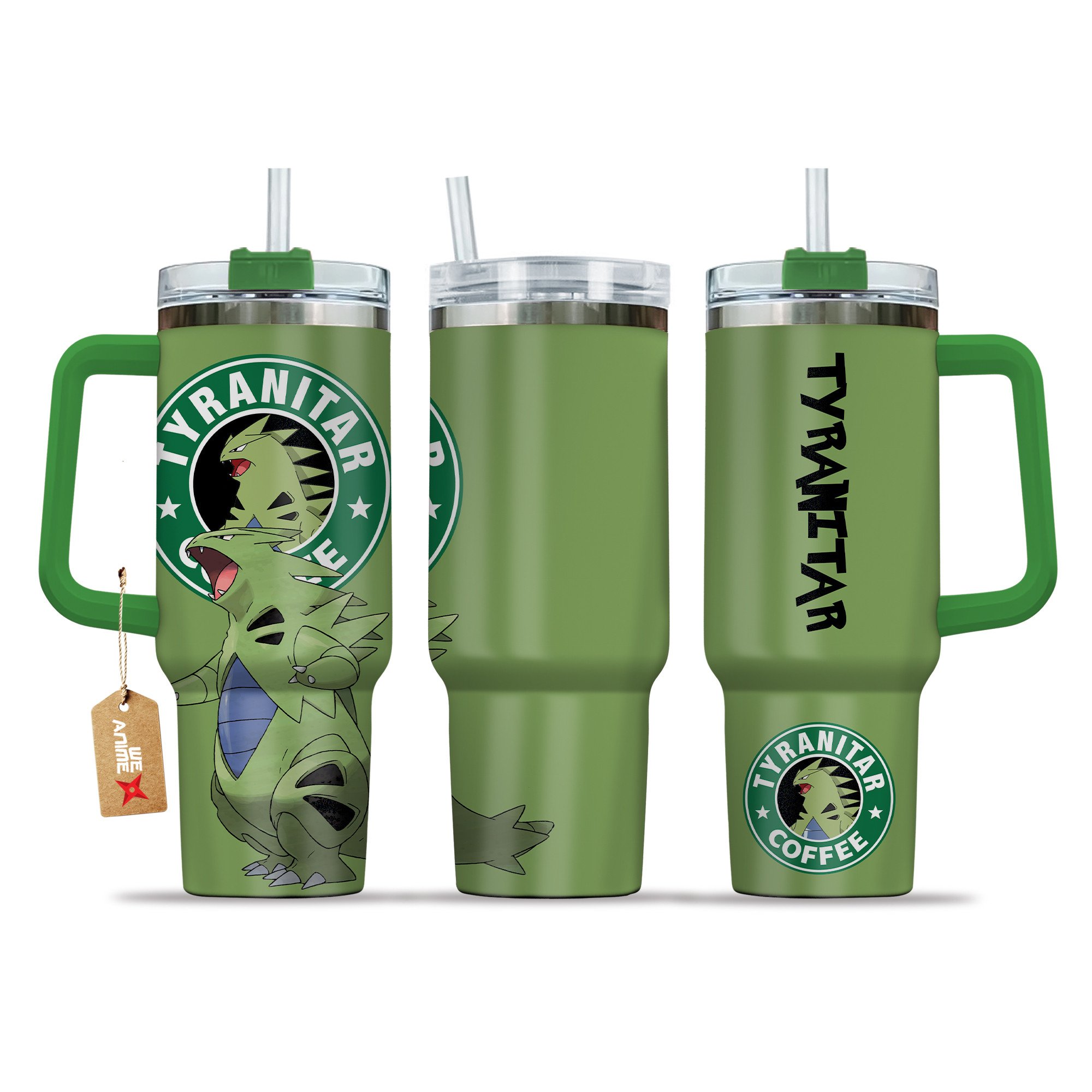 Tyranitar Coffee Pokemon Anime Custom Stanley Cup 40 oz 30 oz Tumbler With HandleTVC2301217