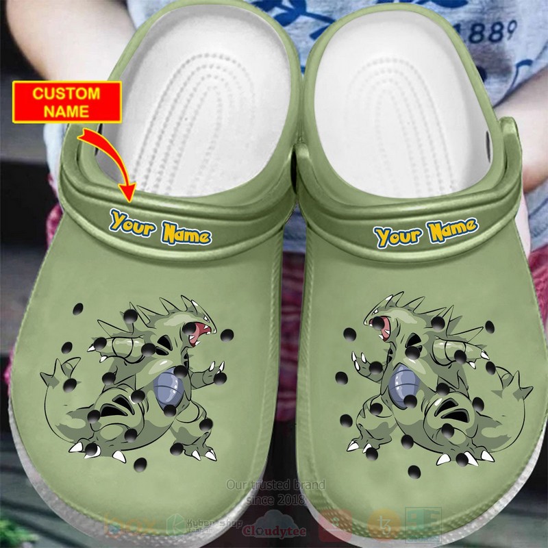 Tyranitar Pokemon Anime Crocs Crocband Clogs Shoes Comfortable For Men Women and Kids