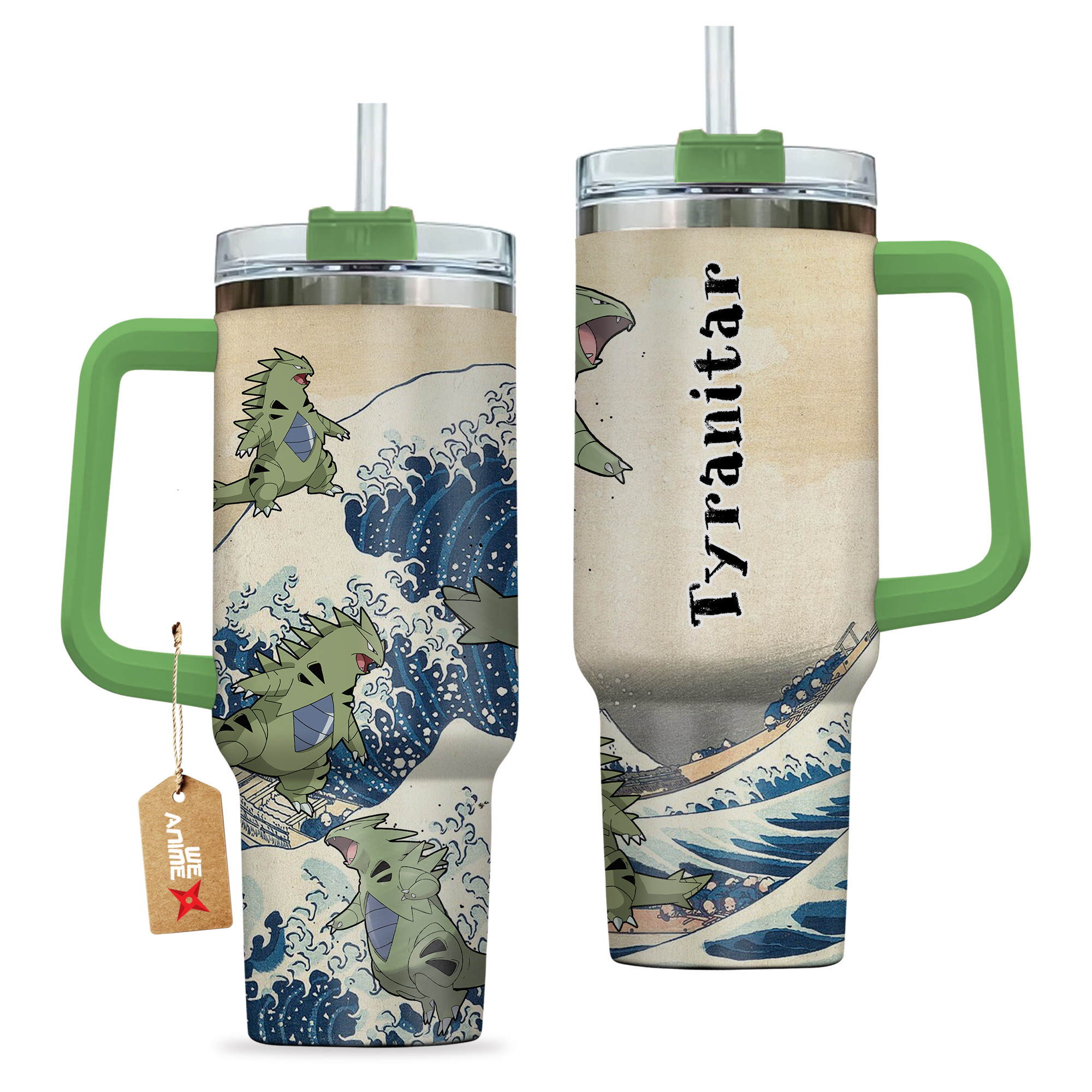 Tyranitar Pokemon Anime Custom Stanley Cup 40 oz 30 oz Tumbler With HandleTVC2301141 - Image 2