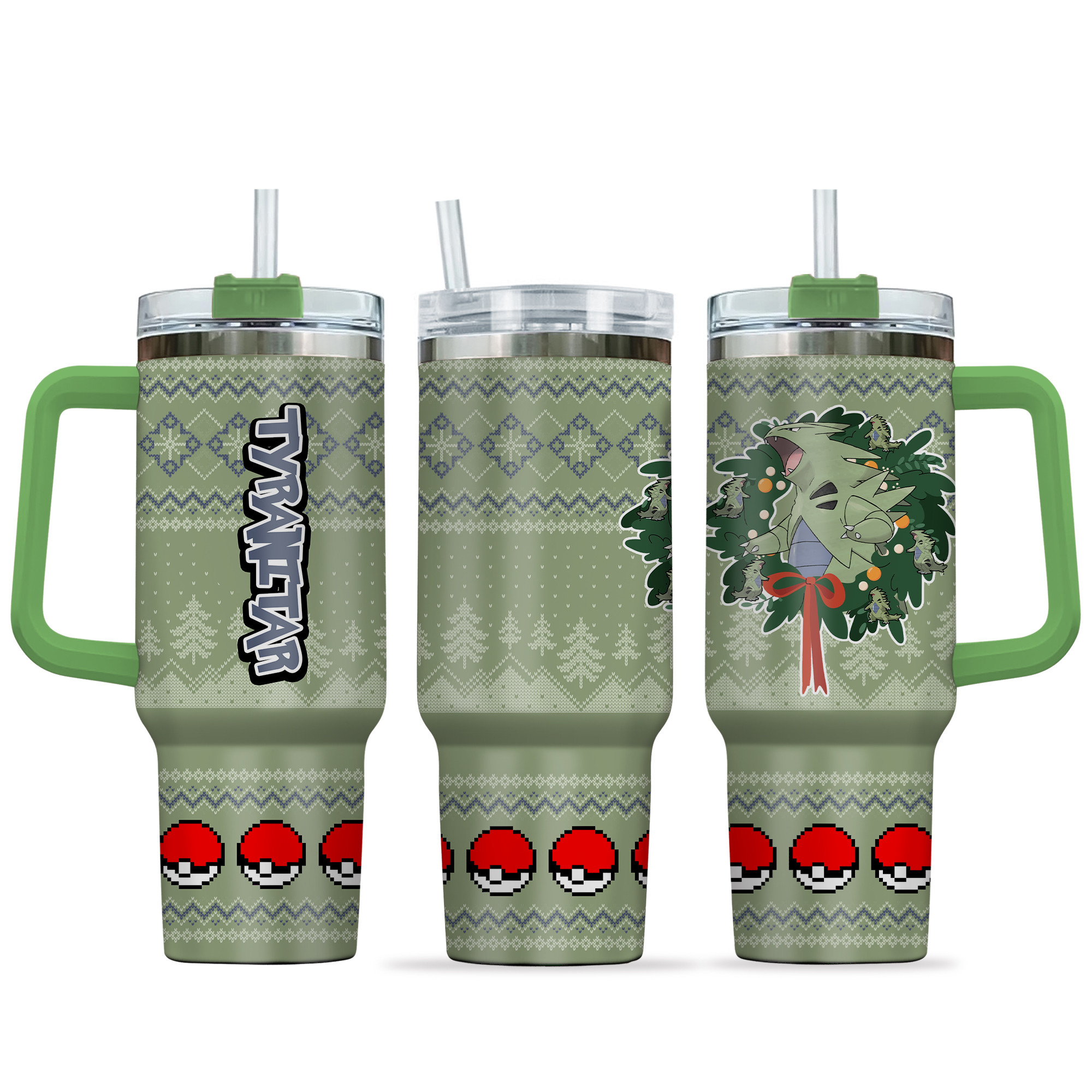 Tyranitar Pokemon Anime Custom Stanley Cup 40 oz 30 oz Tumbler With HandleTVC2301155