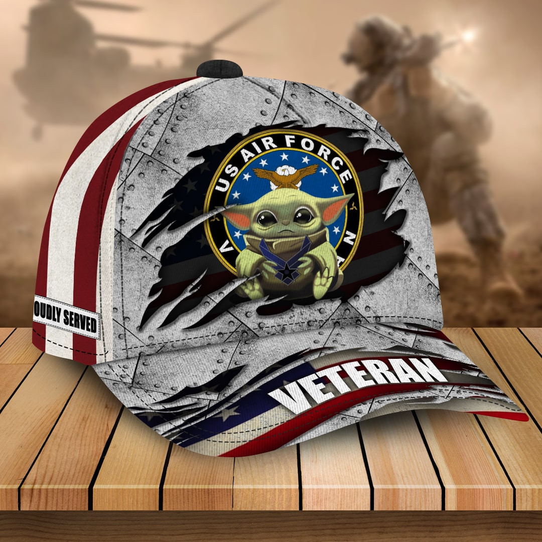U.S Air Force Veteran 3D Printed Cap USA Flag Cap Trucker Hats Custom Hats Gifts For Men & Women