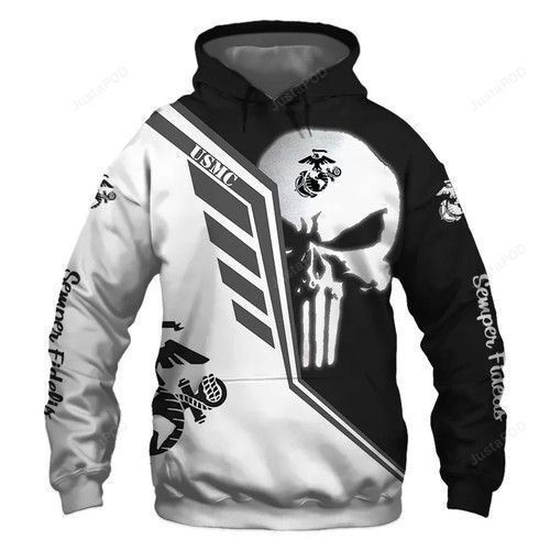 U.s Marines 3D All Over Print Hoodie, Zip Hoodie