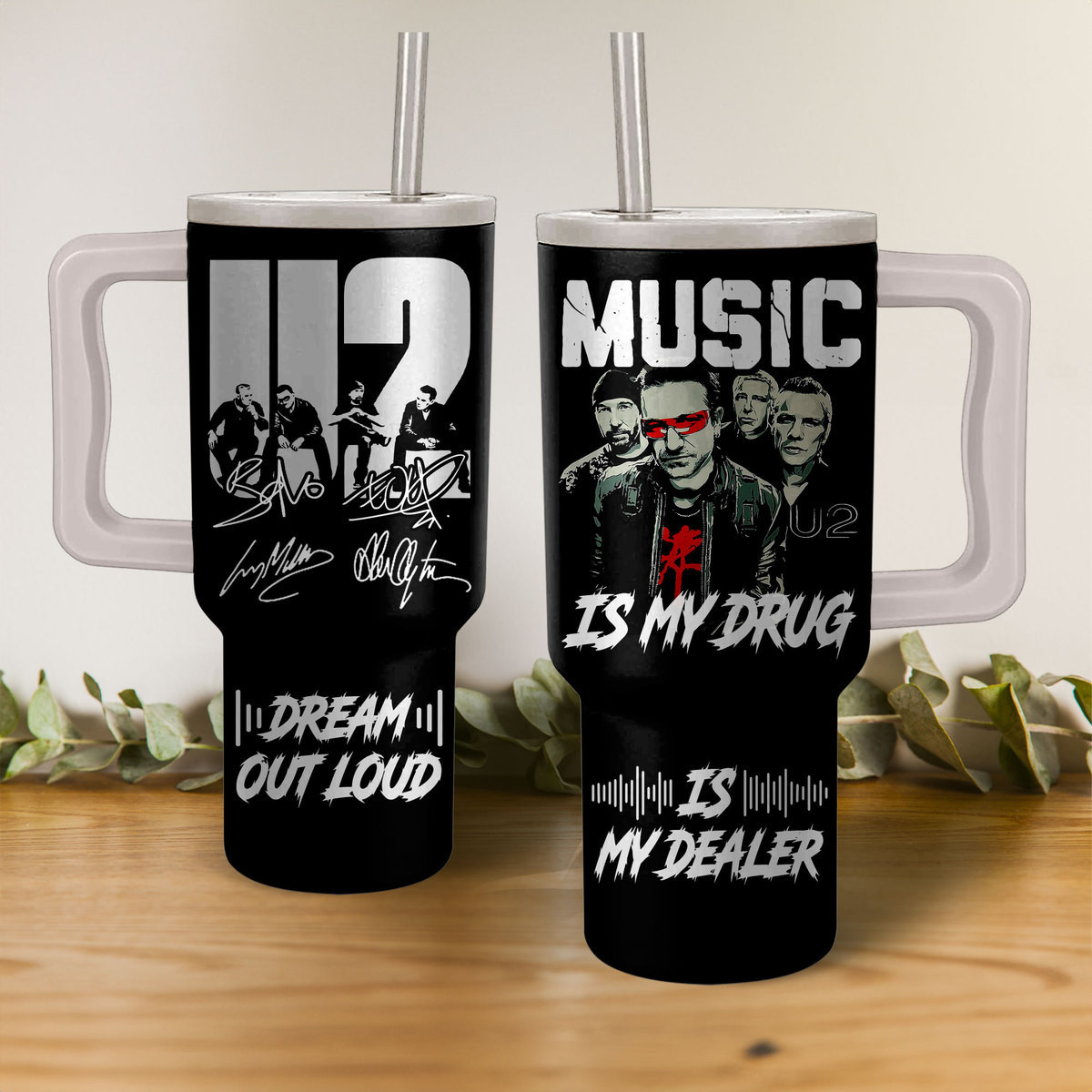 U2 Band Music Custom Stanley Cup 40 oz 30 oz Tumbler With HandleTVC2301153