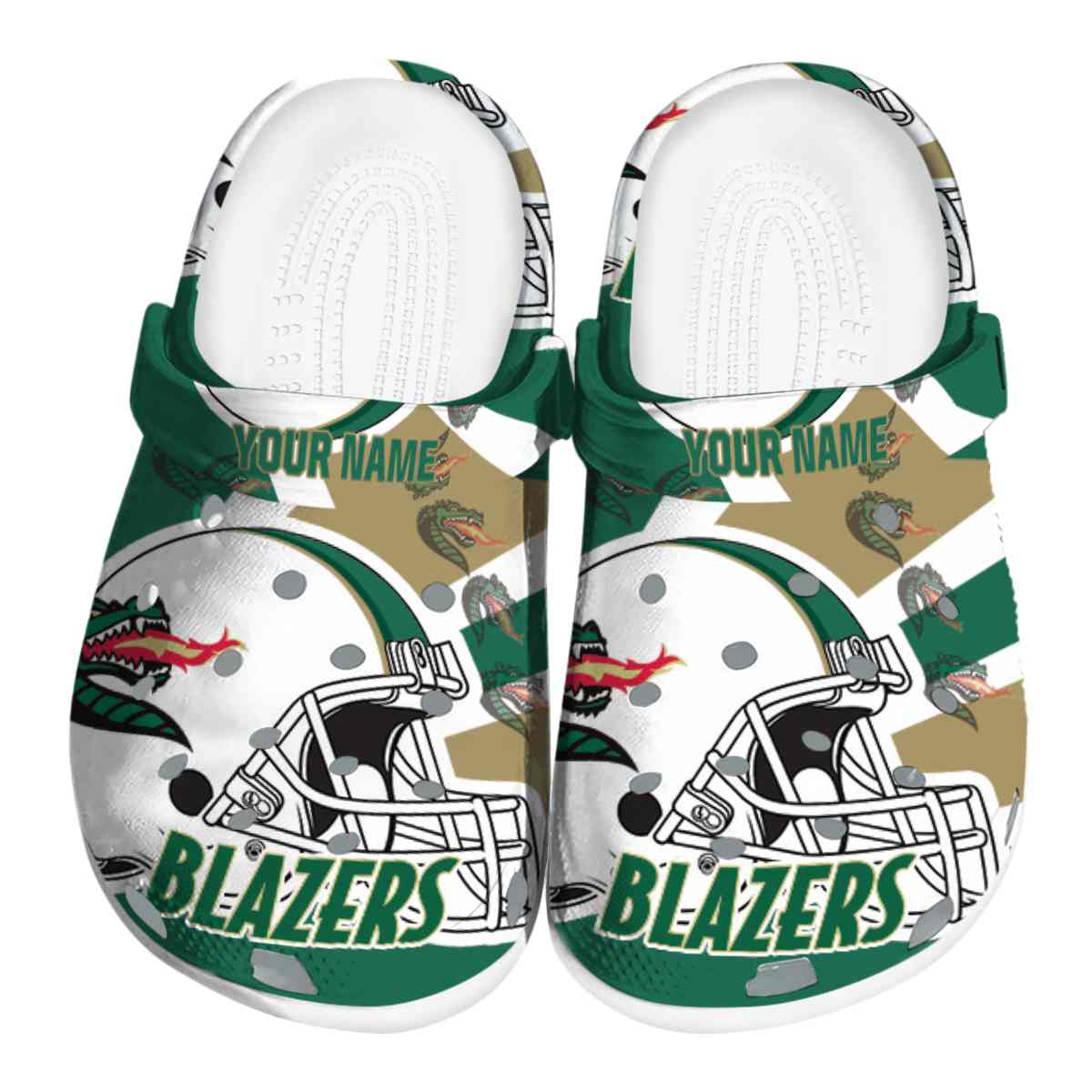 UAB Blazers NCAA Sport Crocs Crocband Clogs Shoes Comfortable For Men Women and Kids