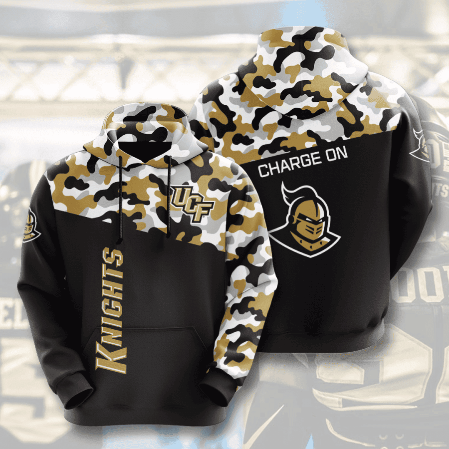 UCF 3D All Over Print Hoodie, Zip Hoodie