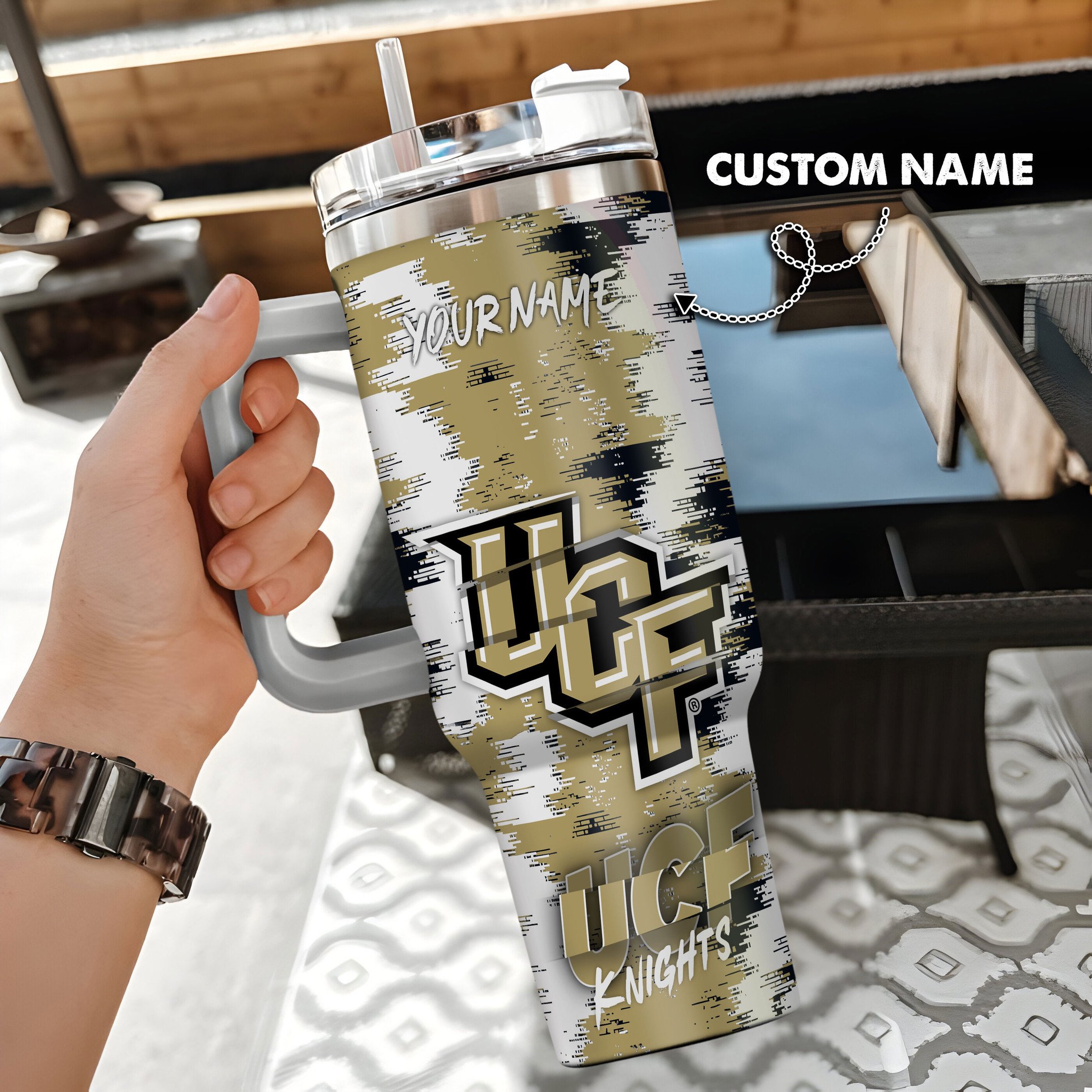 UCF Knights NCAA Custom Stanley Cup 40 oz 30 oz Tumbler With HandleTVC230109