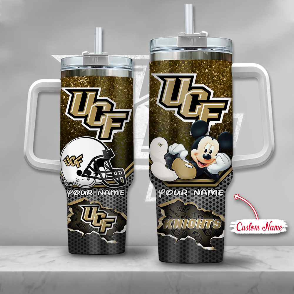 UCF Knights NCAA Mickey Mouse Custom Stanley Cup 40 oz 30 oz Tumbler With HandleTVC230122