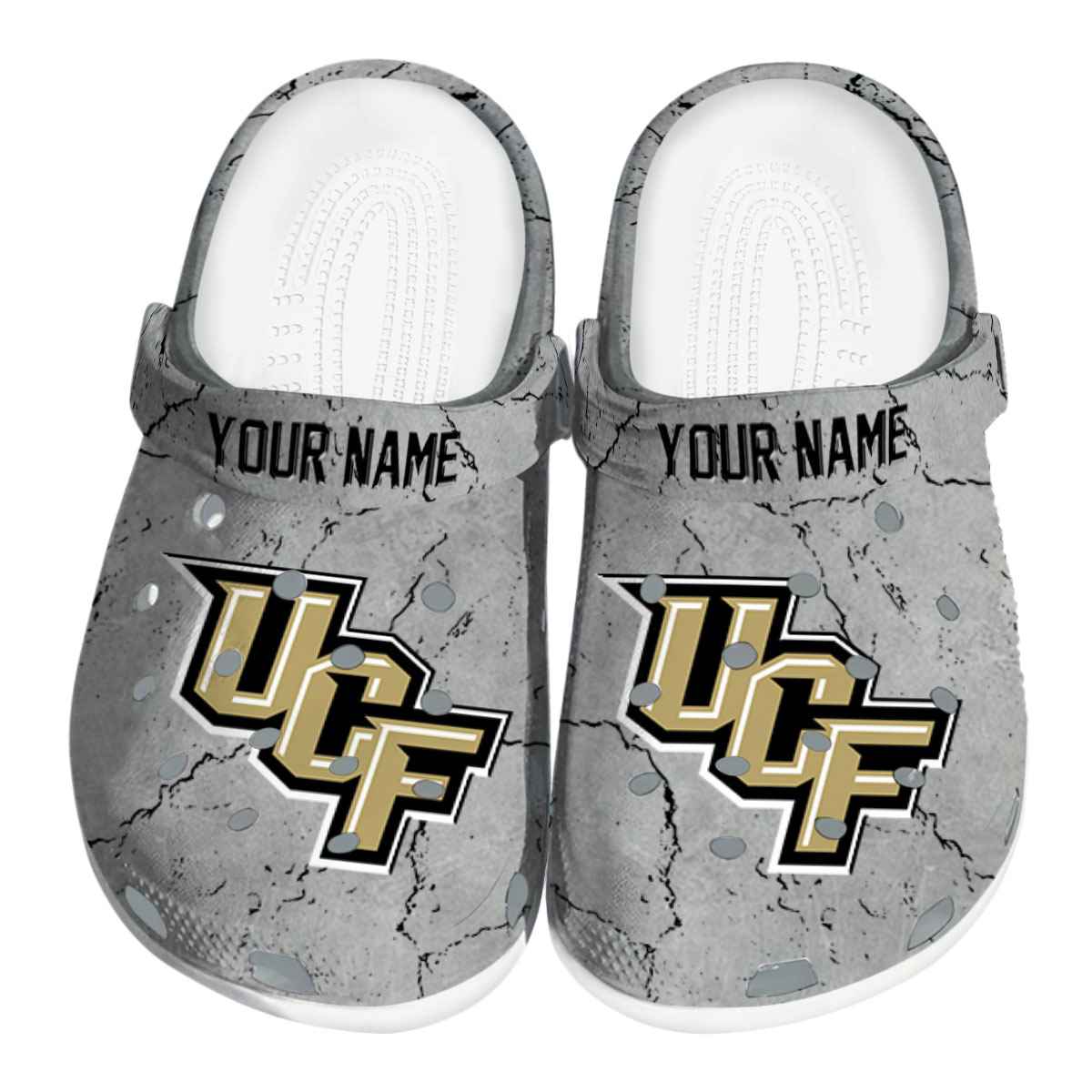 UCF Knights NCAA Sport Crocs Crocband Clogs Shoes Comfortable For Men Women and Kids